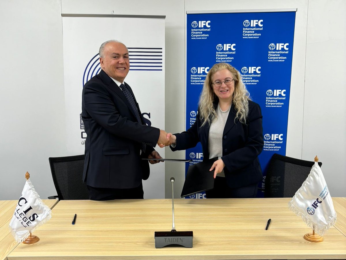 IFC_MiddleEast's tweet image. In #Lebanon: @IFC_org signs an agreement with the country's largest technical and vocational training provider to help increase employability of youth, women and vulnerable groups in Lebanon and #Iraq. pressroom.ifc.org/all/pages/Pres…