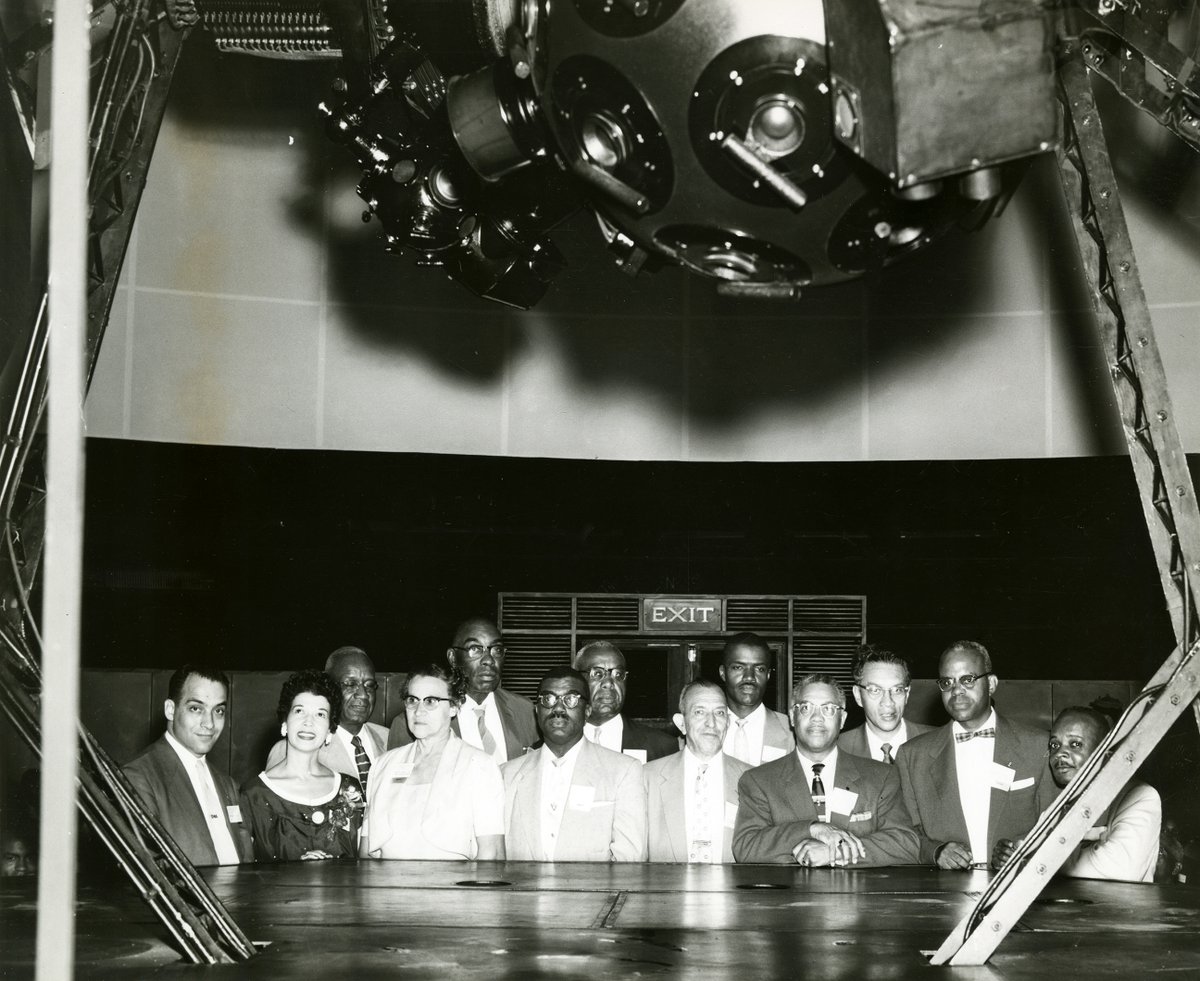 moreheadplanet's tweet image. Same dome, different decade!

Although our Zeiss projectors have since been retired, the original projection screen remains at #Morehead to this day. With this photo taken in Sept. 1954, we continue to be inspired by the generations of exploration in our building.

#NCArchives