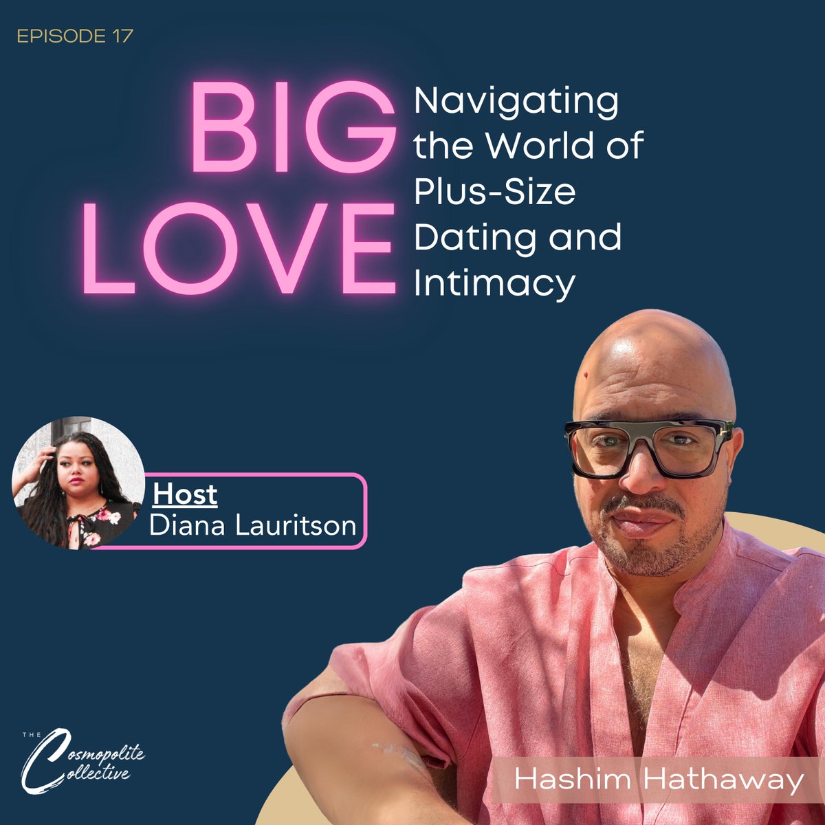thecosmocltv's tweet photo. π It's here! "Big Love: Navigating the World of Plus Size Dating and Intimacy" is now live on The Cosmopolite Collective. Tune in for an enlightening chat on plus-size dating and self-love. Listen today! #PlusSizeDating #NewPodcastEpisode #PlusSizePride #DiversityinDating https://t.co/M7SZGtYDdJ
