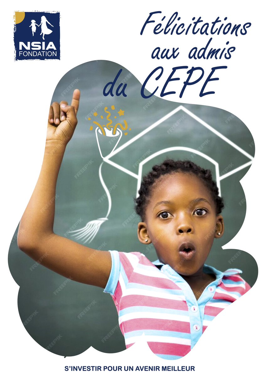 NSIAFondation's tweet photo. Félicitations aux admis à l’examen du CEPE 🥳 https://t.co/ReRWUc7B2P