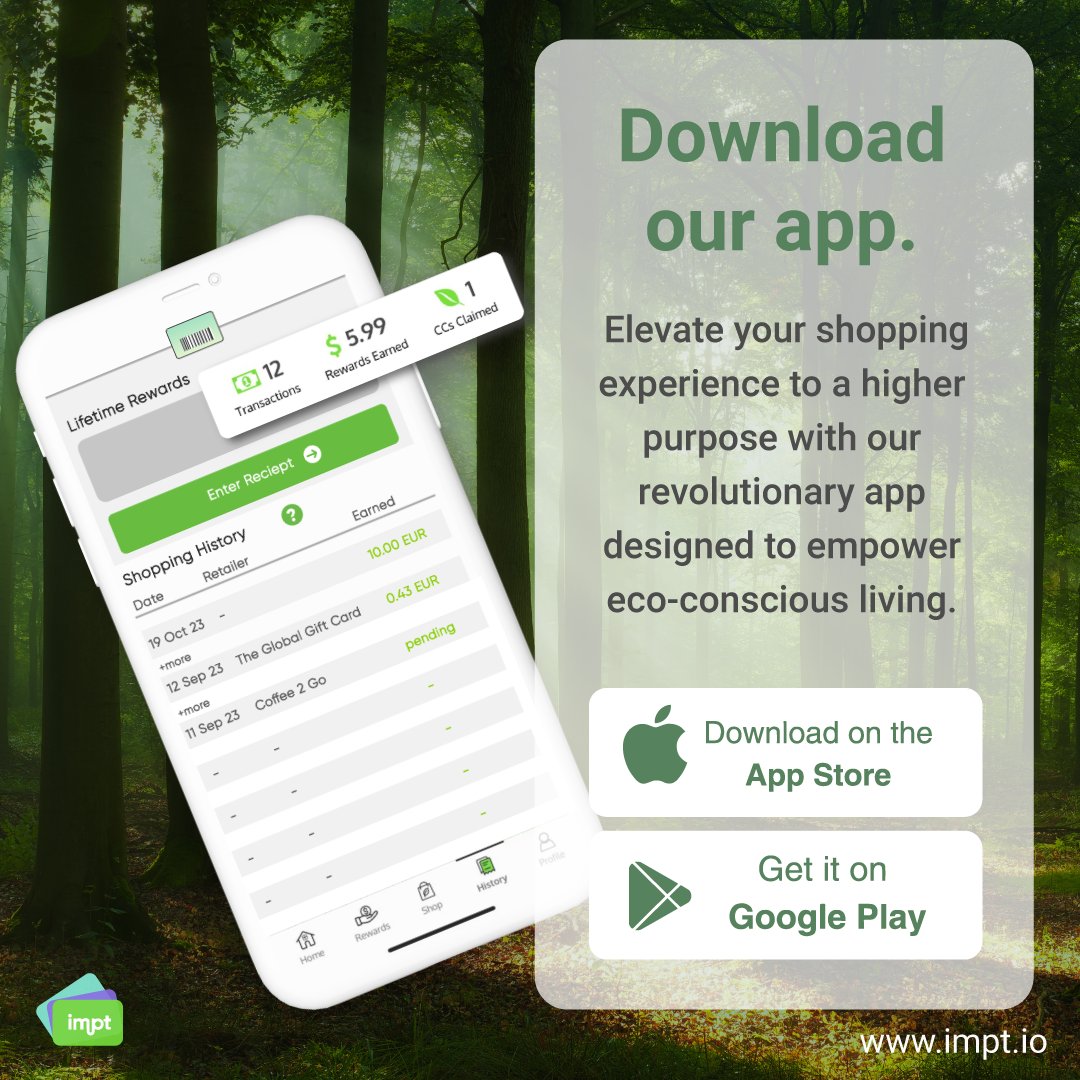 IMPT_token's tweet photo. 🛒 Discover #IMPT, our shopping app with 13k+ online brands! From fashion to gadgets, find it all. Step into the future of online shopping now! 

Download App: https://t.co/Q9yFpmShaJ 

Experience convenience and variety like never before! #Shopping #ShopSmart #Sustainability https://t.co/5HhoK95Dn6