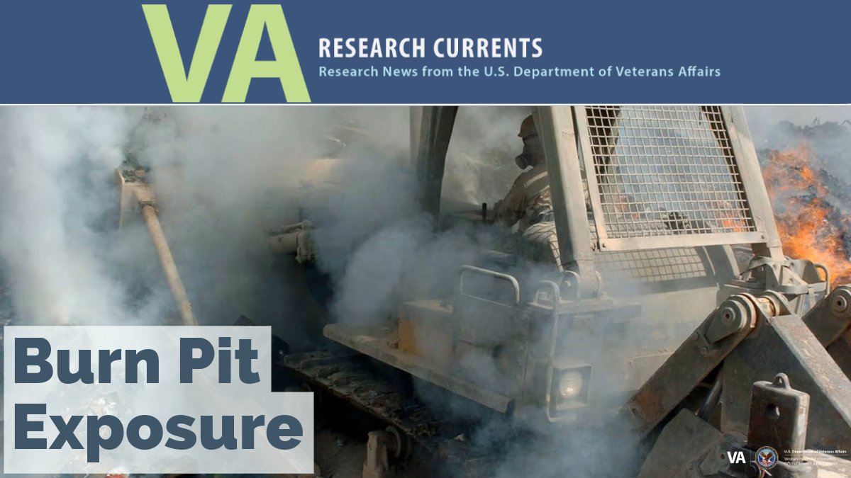 VA Research (@varesearch) on Twitter photo In a first-of-its-kind study, a multi-institution team of researchers led by the <a href="/VAProvidence/">VAProvidence</a> Medical Center and <a href="/BrownUniversity/">Brown University</a> in Rhode Island found an increased risk for respiratory and cardiovascular conditions in Veterans exposed to open burn pits.
research.va.gov/currents/0524-… In a first-of-its-kind study, a multi-institution team of researchers led by the <a href="/VAProvidence/">VAProvidence</a> Medical Center and <a href="/BrownUniversity/">Brown University</a> in Rhode Island found an increased risk for respiratory and cardiovascular conditions in Veterans exposed to open burn pits.
research.va.gov/currents/0524-…