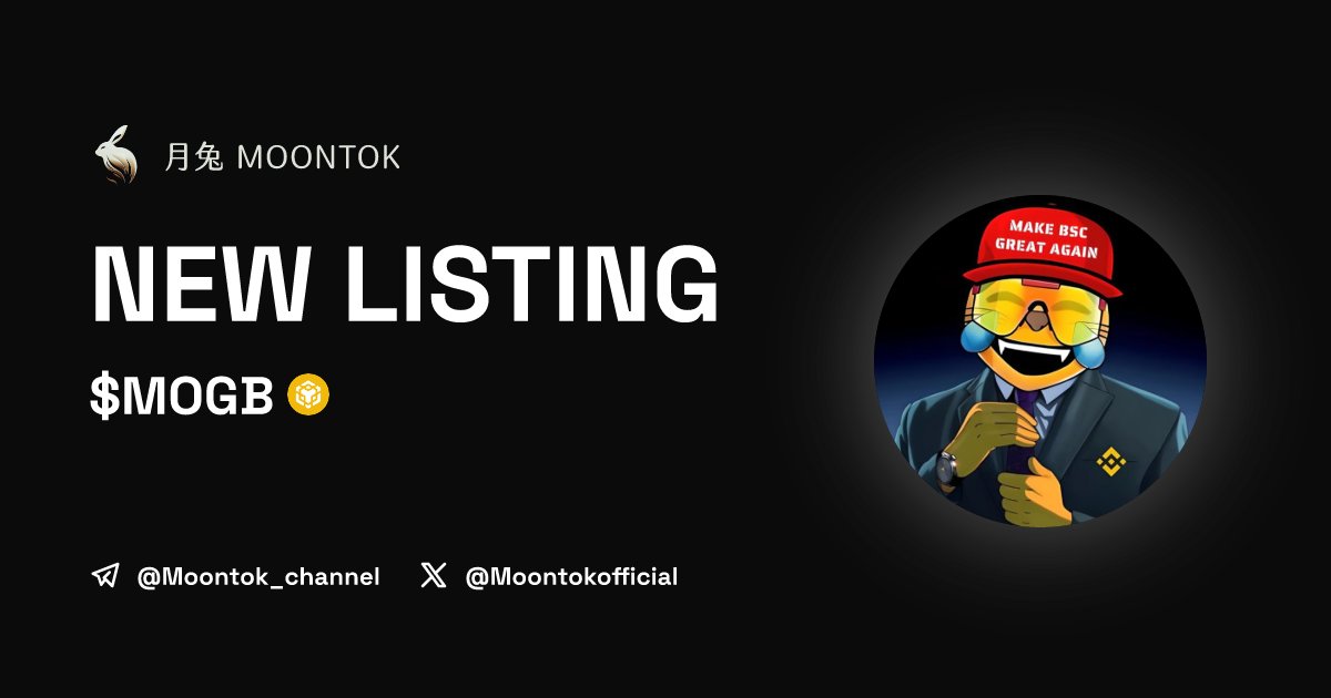 ⚡ 月兔雷霆 - Moontok Xpress

MOG BNB ($MOGB)
moontok.io/coins/mog-bnb

0x95A13AF8A018a3Cd0D7930616D55ae84B3825EeA

LIQ: $85,553 | MC: $177,454

#altcoin #memecoins <a href="/mog_bnb/">MOG BNB</a> <a href="/moontokofficial/">Moontok 月兔 🐇</a>