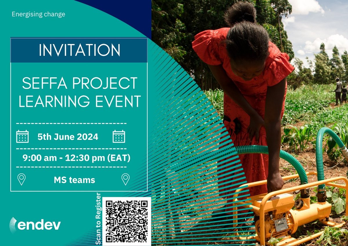 giz_uganda's tweet photo. 🌍 Join us for a Learning Workshop on Sustainable Energy for Smallholder Farmers in Ethiopia, Kenya, and Uganda (SEFFA)

📅 5th June 2024 
⏰ 9:00 AM – 12:30 PM (EAT)
🔗 Participation register here: https://t.co/ZfJ0bfkxht

#SEFFALearning https://t.co/VXv2TNHLwz