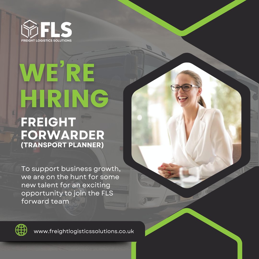 Freight Logistics Solutions (@freight_logic) on Twitter photo FLS is on the hunt for some new talent for an exciting opportunity to join the FLS forward team as a Freight Forwarder.
If you know a talented someone, could be you ? ask them to send a CV to gavin.clarke@freightlogisticssolutions.co.uk
Full JD > freightlogisticssolutions.co.uk/stm_careers/fo… FLS is on the hunt for some new talent for an exciting opportunity to join the FLS forward team as a Freight Forwarder.
If you know a talented someone, could be you ? ask them to send a CV to gavin.clarke@freightlogisticssolutions.co.uk
Full JD > freightlogisticssolutions.co.uk/stm_careers/fo…