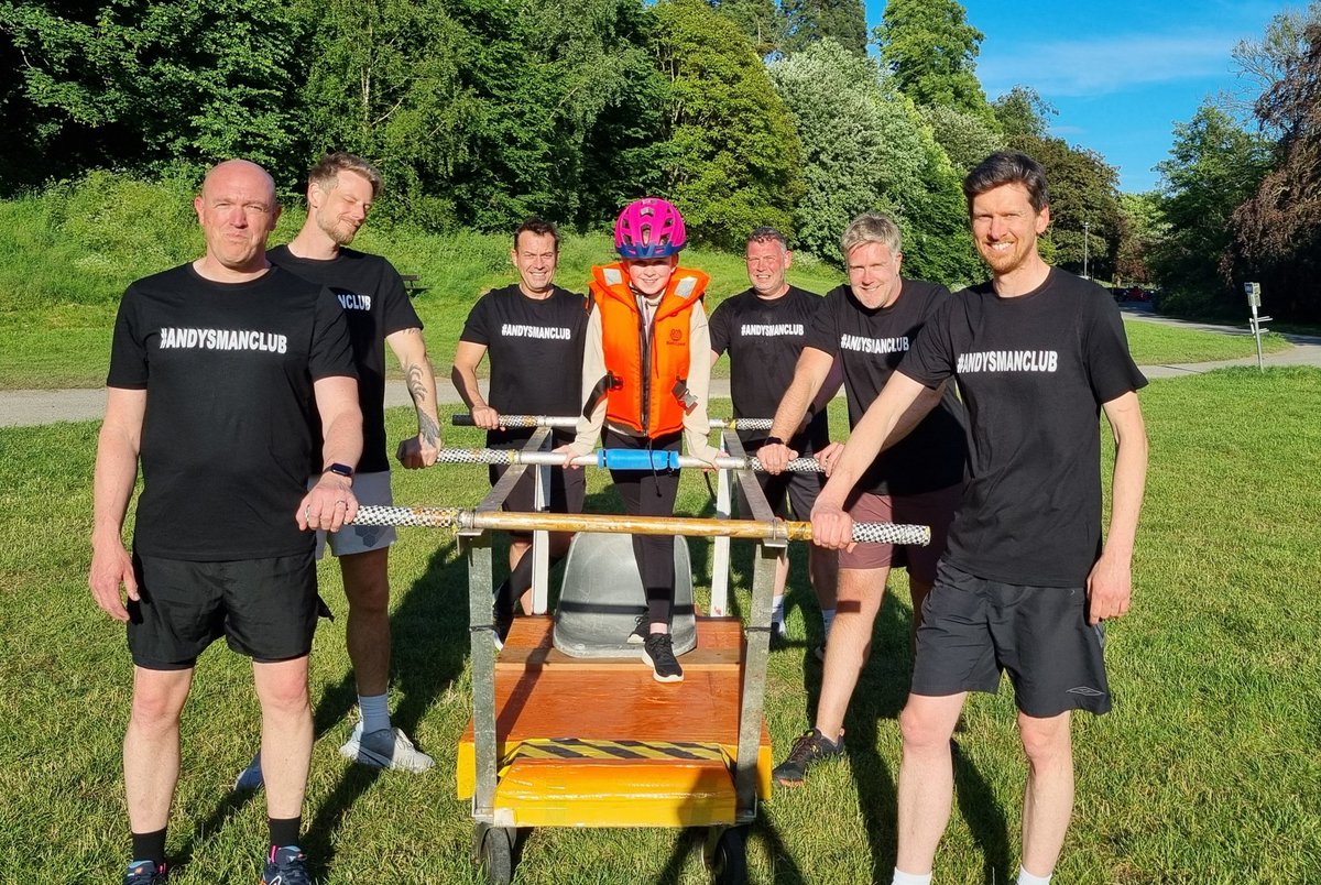 I'm thoroughly looking forward to running the annual #Knaresborough Bed Race on Saturday with Bessie on board as our passenger this year.  We're raising money for <a href="/andysmanclubuk/">#ANDYSMANCLUB</a> - if you'd like to sponsor us, click here: justgiving.com/page/ian-phill…
