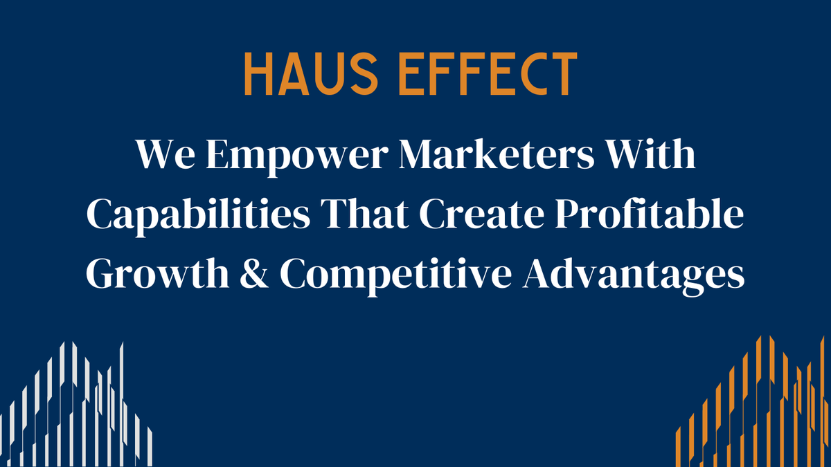 PaulGelb's tweet photo. 🧵I am thrilled to announce the launch of HAUS EFFECT, a premier consultancy & media agency!
We empower marketers with capabilities that create profitable growth & competitive advantages.
#MarketingTransformation #GrowthMarketing #InHousing https://t.co/xb0ebK7bY5