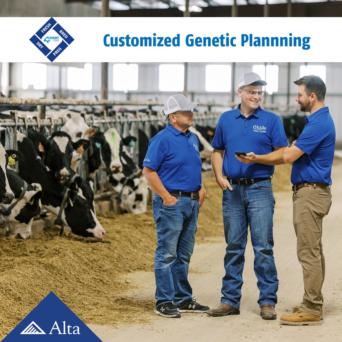 Your dairy is unique, so it only makes sense that you have a genetic plan that fits your specific requirements and goals. We help address specific challenges in your herd by delivering the technology, expertise, and tailor-made solutions to maximize your operation’s success.