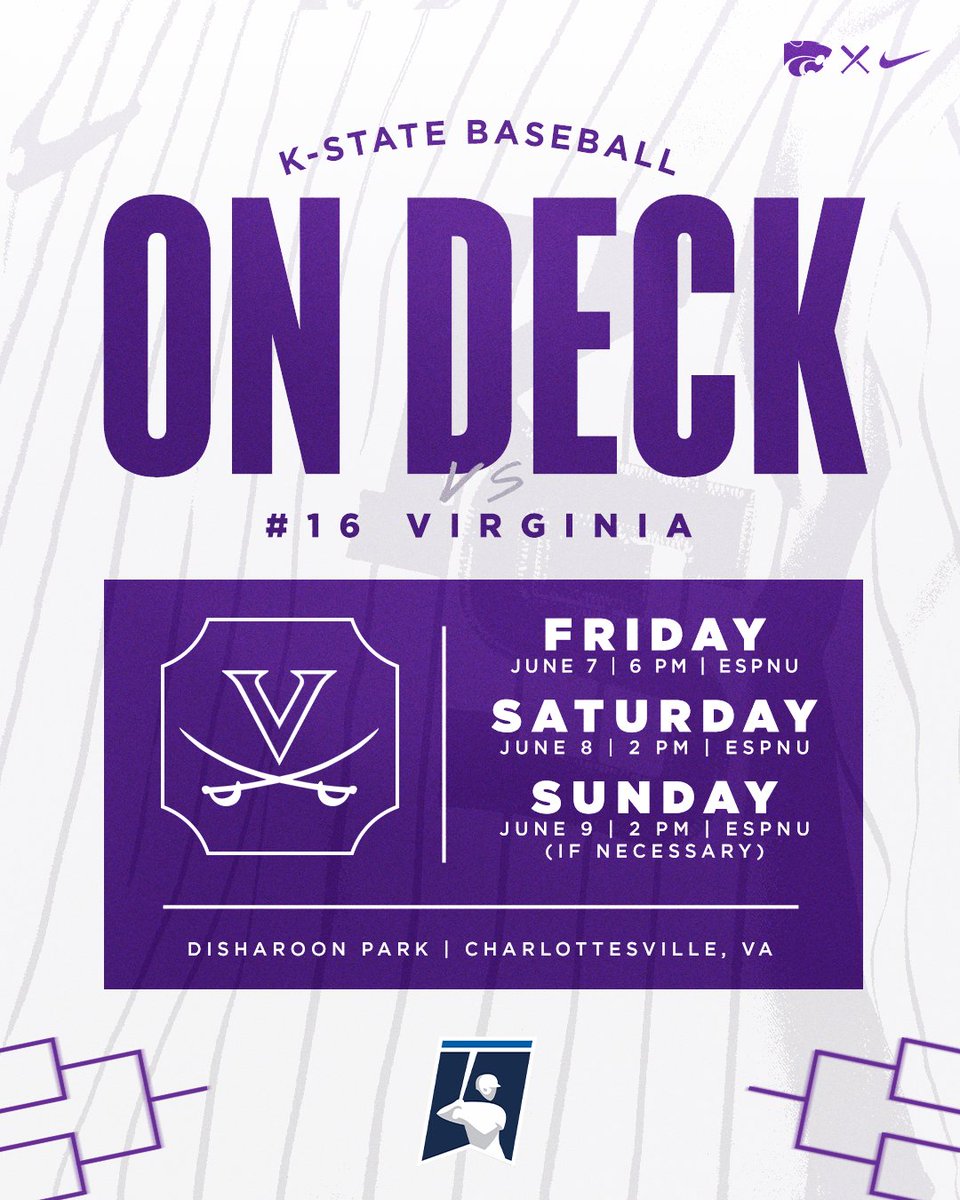 Supers are set and the Cats are playing Friday-Sunday! 

#KStateBSB