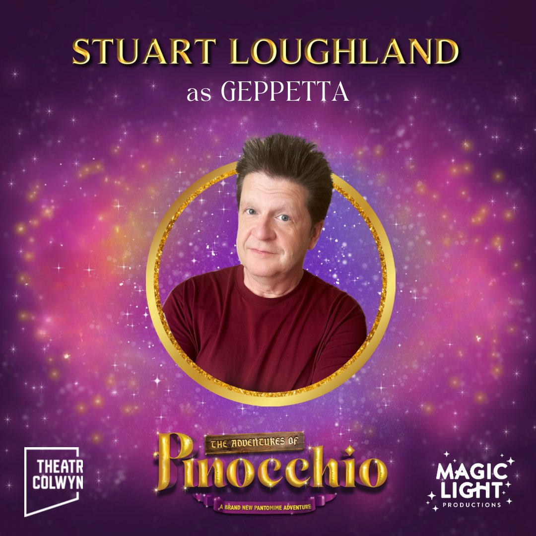 MagicLightPro's tweet photo. 🌟 CAST ANNOUNCEMENT 🌟

“Oh no, not him again!“ Oh yes it is!… 🤣

Stuart Loughland will be returning for his 14th panto season at @TheatrColwyn, this time as ‘Geppetta’ in our brand new pantomime adventure ‘Pinocchio’
He can’t wait to see you there!
🎟️ https://t.co/tKhnSltCr7 https://t.co/MFdmJI6da9