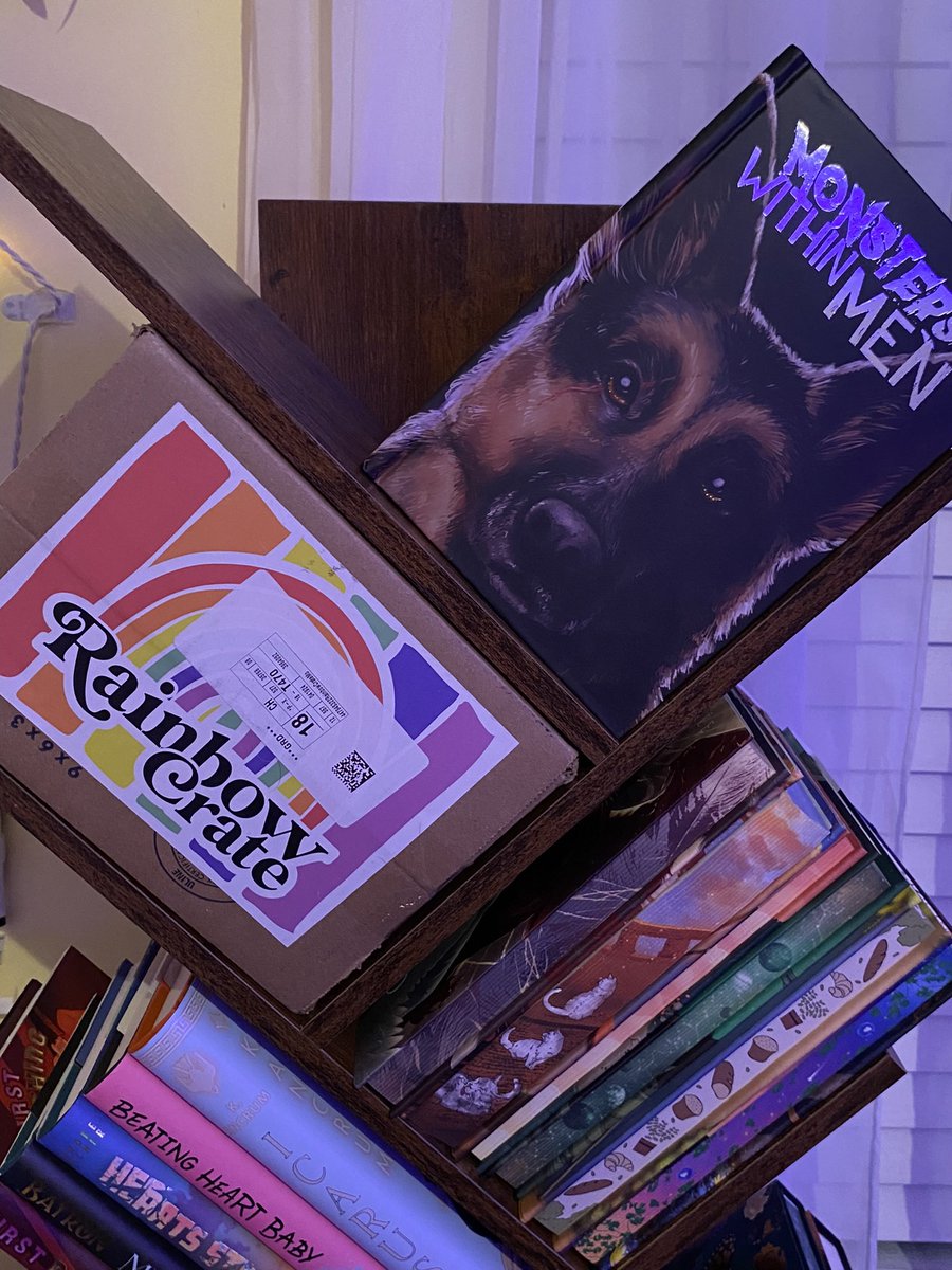 bookfanatic's tweet photo. my beautiful edition of Monsters Within Men from @rainbowcrate !! 
#rainbowcrate #rcapril24 https://t.co/Pla3mIBoF7