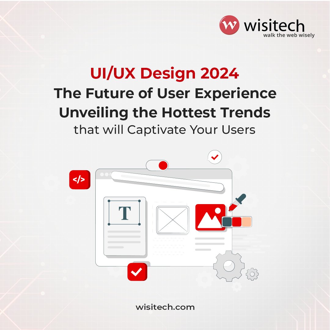 WisitechInfo's tweet image. Buckle Up! 🚀 Unveiling the hottest UI/UX design trends of 2024 that will captivate your users. Get ready to be inspired!

.

.

.

.

#UIUX #UIUXTrends #UIUXDesign #Trends2024 #UserInterface #WebDesign #DesignTrends2024 #FutureOfDesign #TeamWisitech