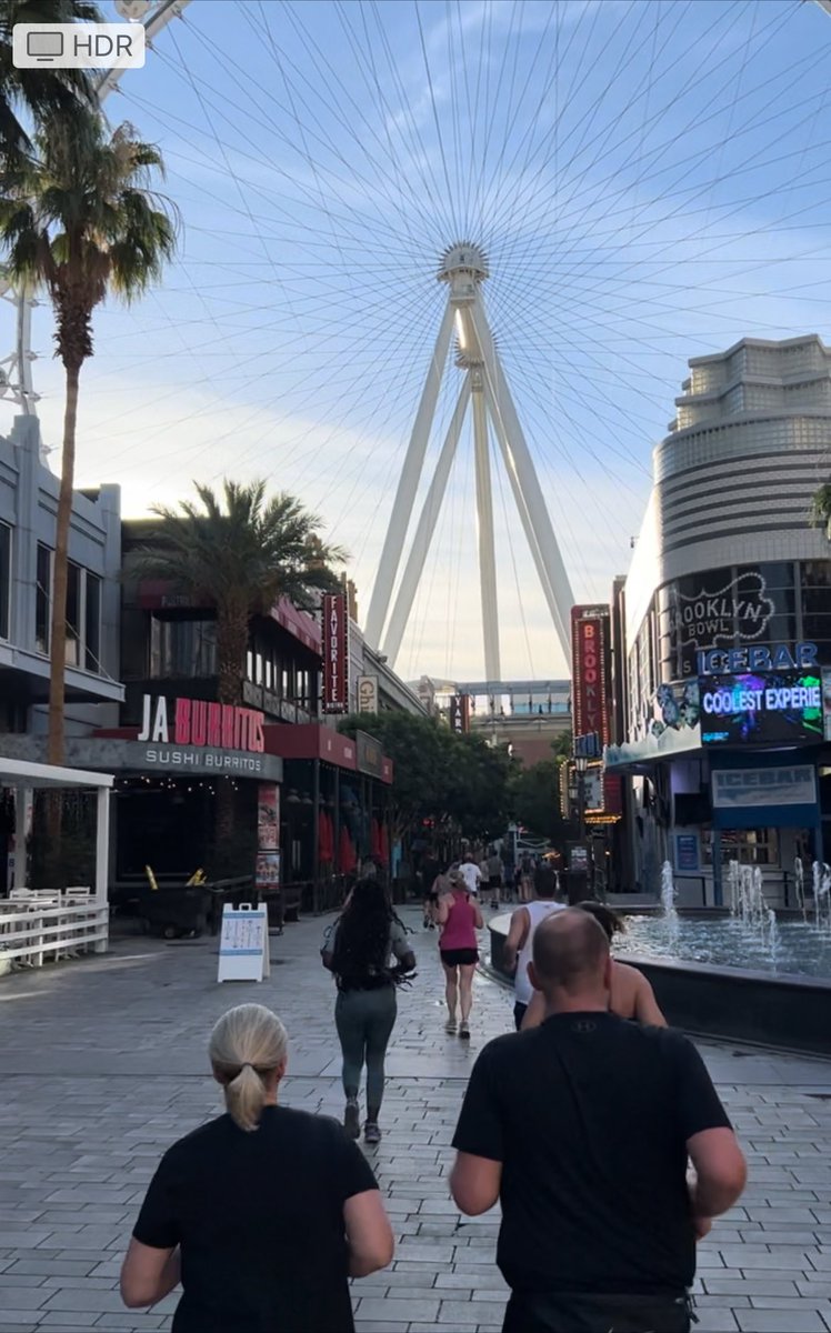 CustStratEditor's tweet photo. Up early at @CustContactWeek to meet other #CX and running enthusiasts. Thanks @Mosaicx_ 

Who else ran? Let’s talk about those stairs 🥵!

And follow me all week for updates from the #CCWVegas show! https://t.co/Muk5vPp59Z