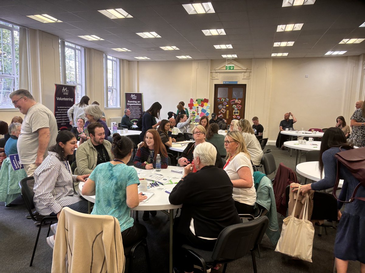 FifeVolAction's tweet photo. #VolunteersWeek Day 2 
Big thanks to everyone who attended Fife's Volunteering Development Summit today, including our keynote guest speakers. 
The room was buzzing with energy &amp; enthusiasm - we're all full of ideas to drive volunteering forward in Fife! 
https://t.co/Ky9QribiZe https://t.co/LBiPOt12R2