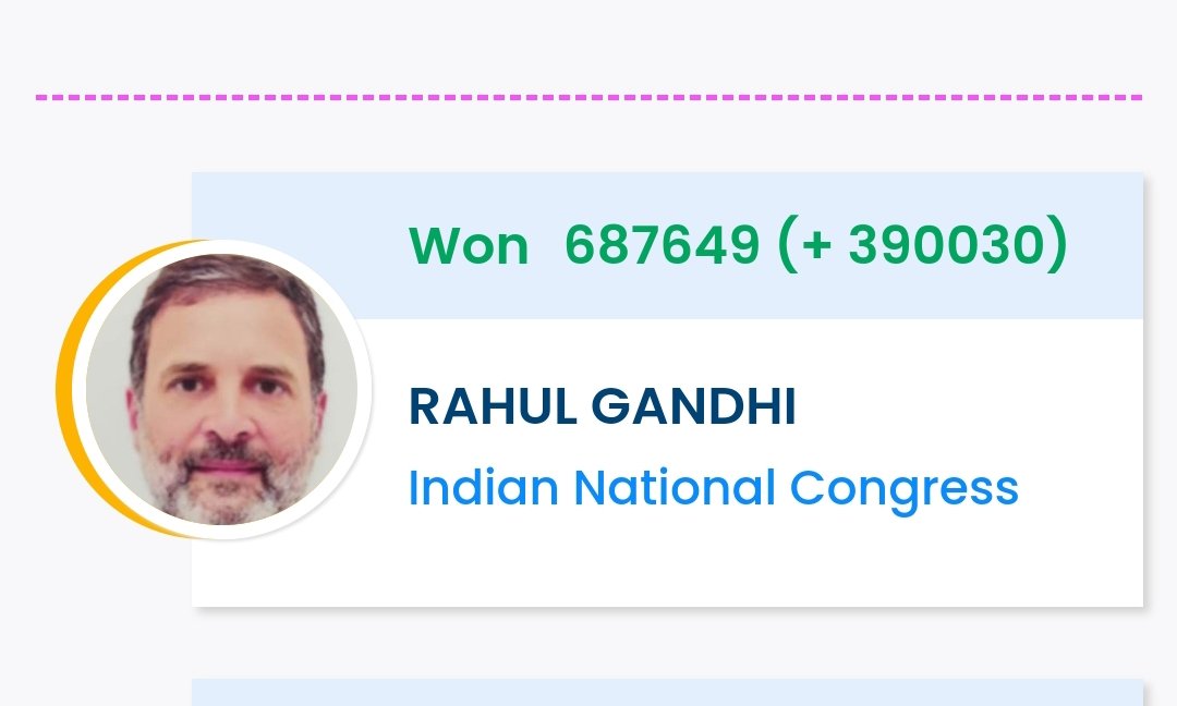 SamadKH76999078's tweet photo. 390,030+364,422 = 754,452
Achcha he modi ji Or rahul ek siat pr nahi lade varna modi ji vahan bhi muh ki khate https://t.co/bnm3W6lL0R