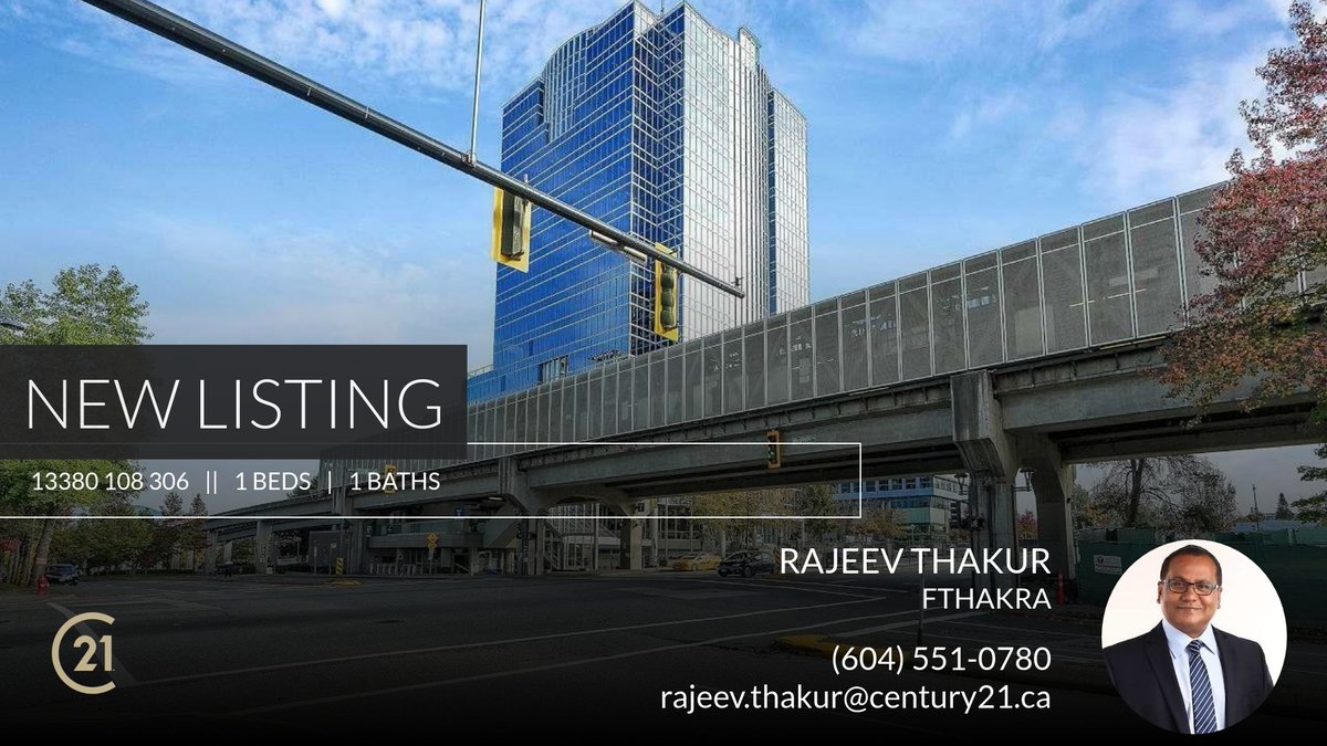 📍 New Listing 📍 Take a look at this fantastic new property that just hit the market located at 13380 108 306 in Surrey. Reach out here or at (604) 551-0780 for more information

Regards

Rajeev Thaku... homeforsale.at/13380_108_306_…