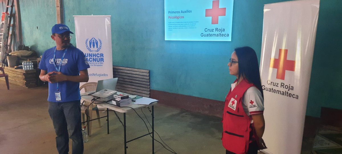 rivera_her16931's tweet photo. El día de ayer participé en la capacitación de primeros auxilios psicológicos junto a @CruzRojaGT para promover la salud comunitaria en Coatepeque, Quetzaltenango. Desde @ACNUR_es fortalecemos el #ApoyoHumanitario #FUTEC https://t.co/5UfVdamQIy