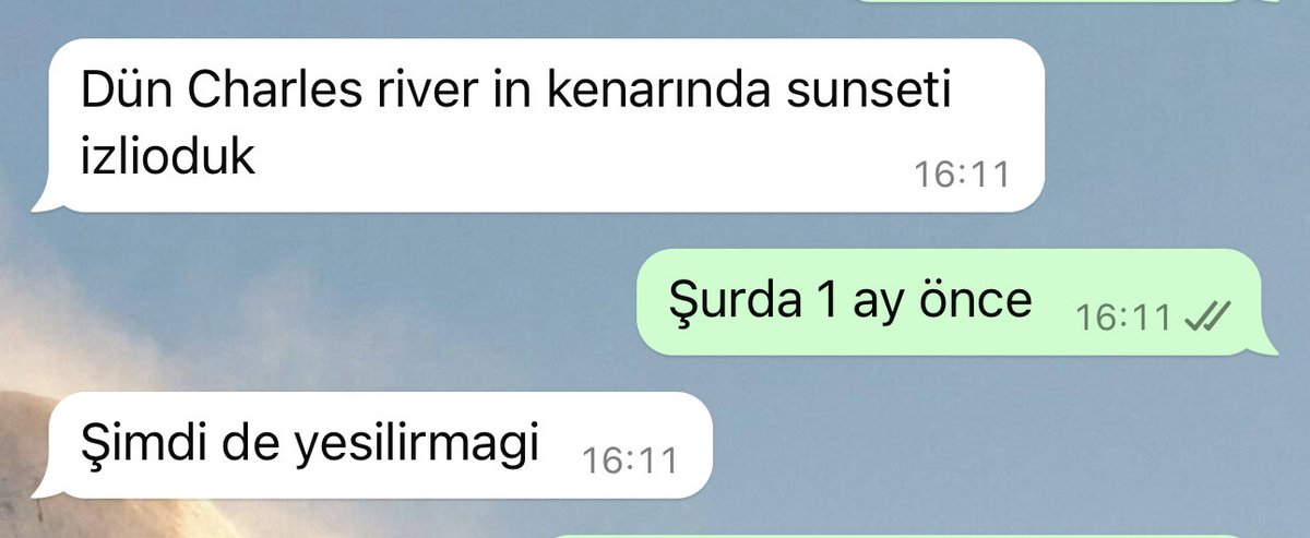 Mesela bende bugün amalfideyim haftaya sivasın bağlarında