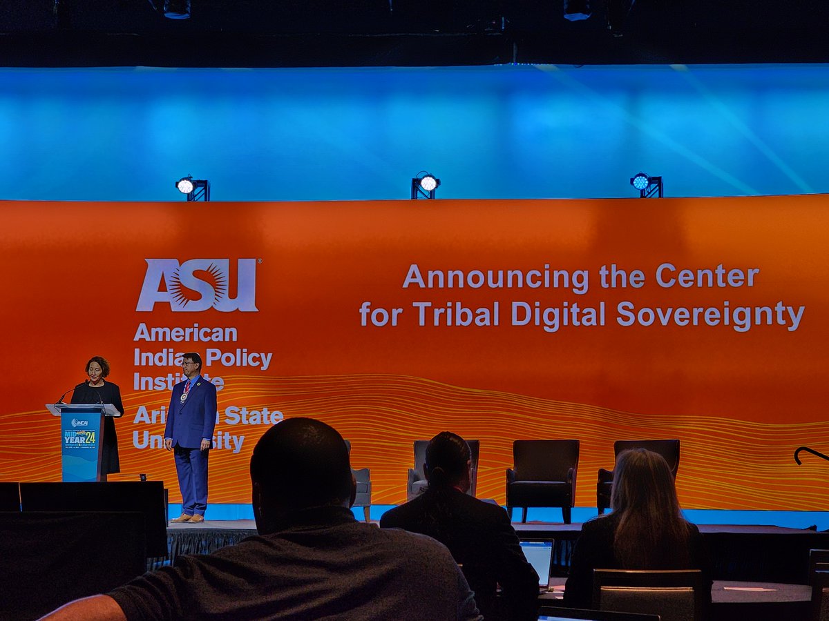 I'm extremely happy to announce the establishment of the Center for Tribal Digital Sovereignty - a joint venture of the American Indian Policy Institute and National Congress of American Indians!

mailchi.mp/asu/ctds_launch
