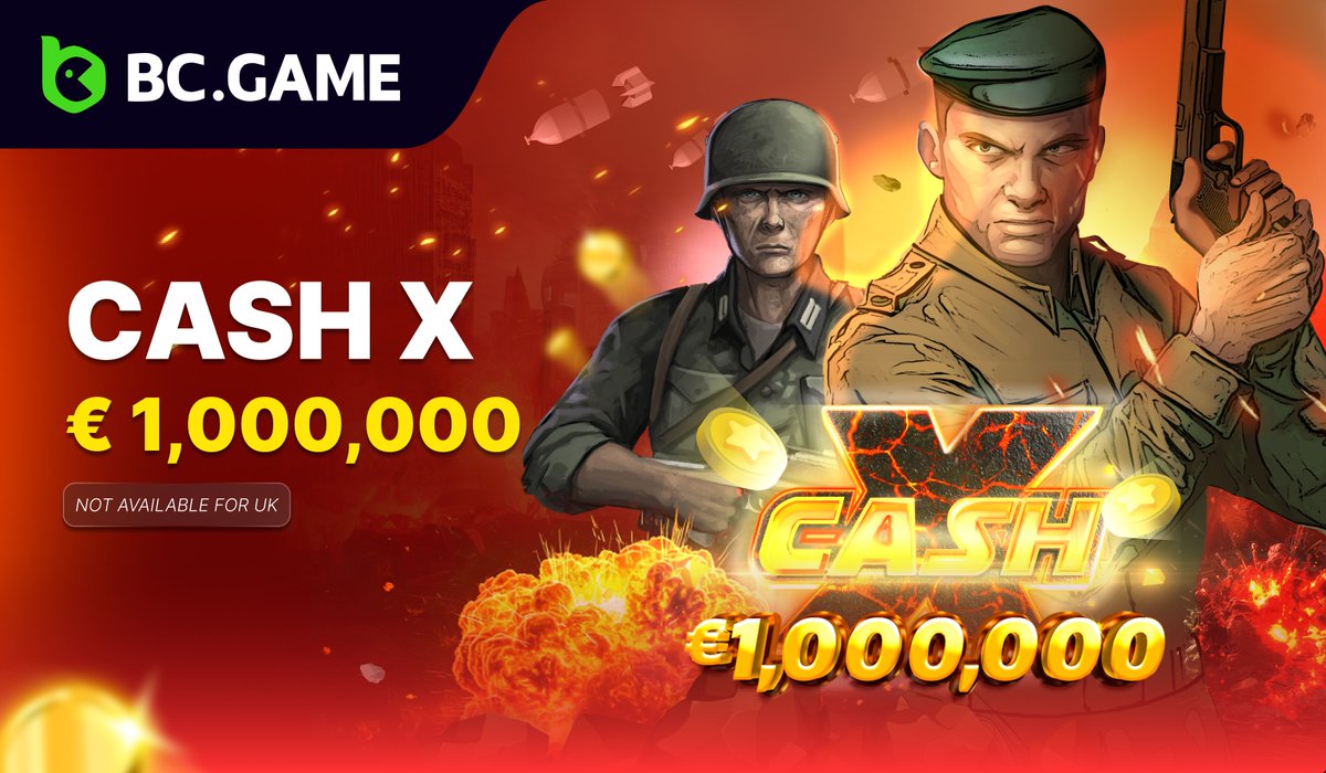 bcgame's tweet photo. Step into Cash X event for a shot at a $1,000,000 prize pool! 💰 https://t.co/OJaUPegw9J
Play NoLimitCity slots and win big through cash drops and tournaments. 🎰 Prizes up to $1,000 await top players. Join the action and claim your share!
#CashX #BCGAME https://t.co/VuIRfroR15