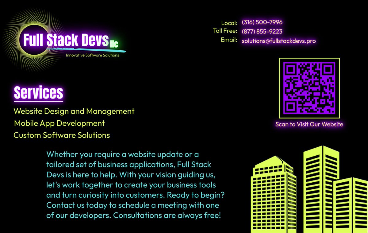 full_stack_devs's tweet image. Really digging the new branding. Thanks to our Sr. Developer, Edward Lale, for creating the new logo. Feedback is always welcome! How can we grow if we don't help each other?