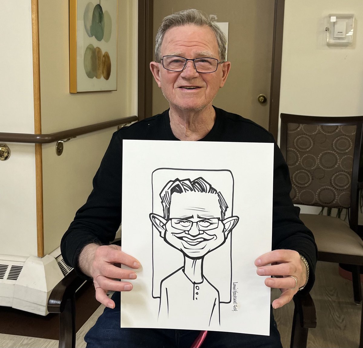 hilaurel's tweet image. It’s SENIORS WEEK and yesterday I got to draw these fantastic folks (and others). If you’re lucky enough to have a senior in your life, give them a call of a visit. #yeg #SeniorsWeek #family #friends #art #cartoon #caricature #EventPlanning