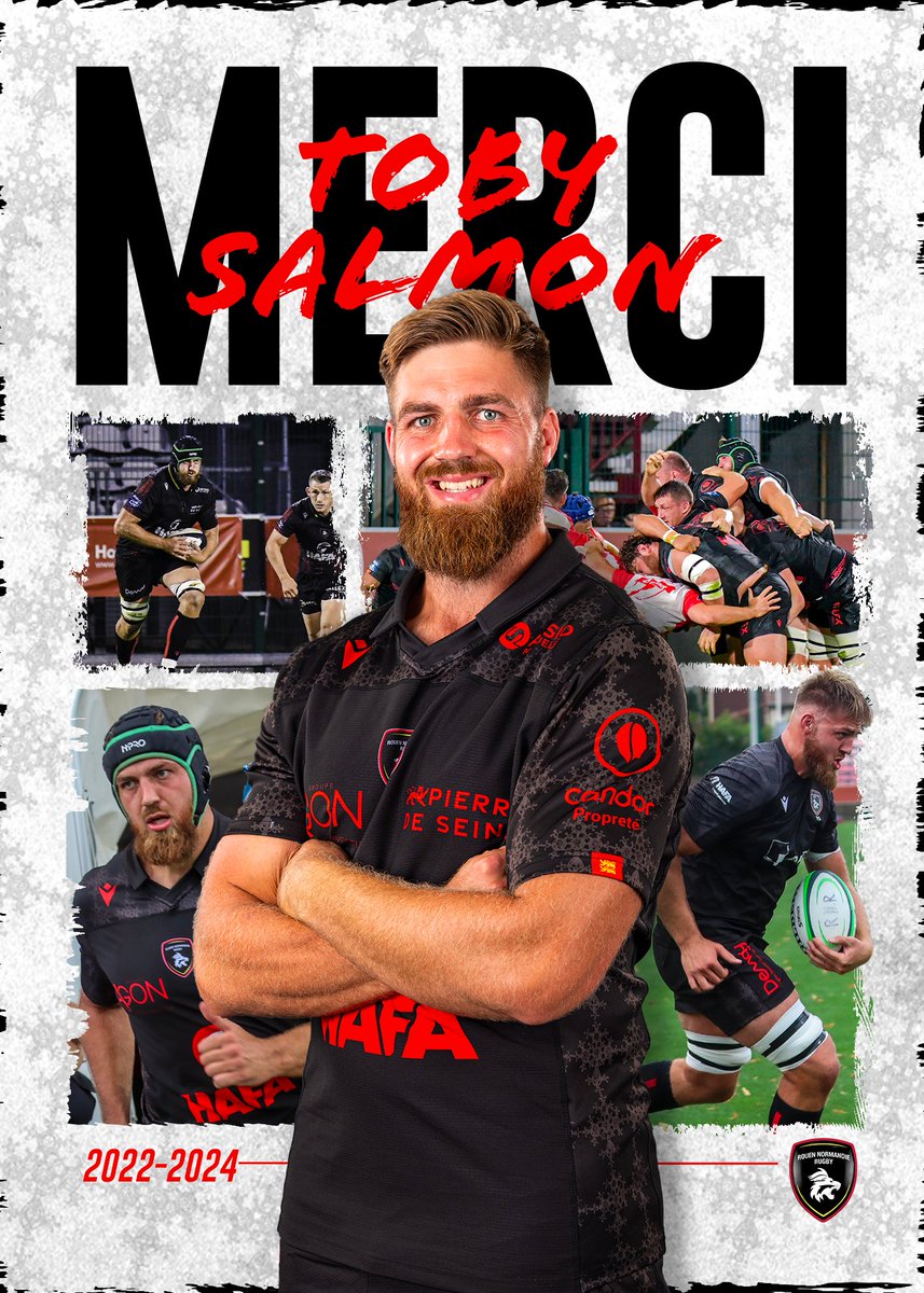 🦁 𝐌𝐄𝐑𝐂𝐈 🦁

Nous tenons à remercier 4 de nos lions pour leur professionnalisme et leur engagement exemplaire durant leur passage au sein du club ! 🫡

Samuel Maximin, Jimi Maximin, Raphaël Vieilledent et Toby Salmon... Vous êtes à jamais Normands, à jamais des Lions ! 🤝🫶