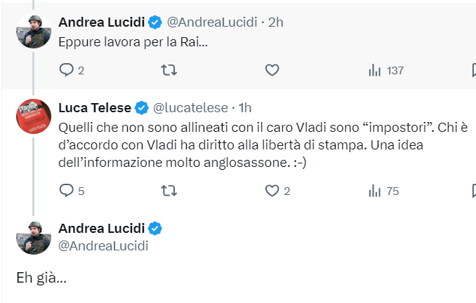 galluzzilucio's tweet image. AD UNA #FOGNA SCOPERCHIATA È OBBLIGATORIO SE NE AGGIUNGA UN'ALTRA; 
Come i coglioni, devono stare in coppia.
🤮 #Telese #AndeaLucidi 🤮