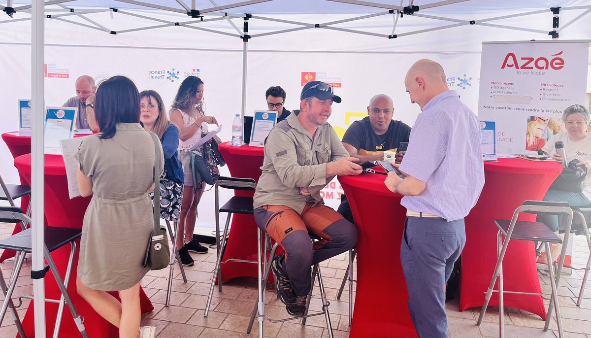 👉 En direct de la @placedutaf de #lézignancorbieres :
✅280 visiteurs
✅12 employeurs
✅6 centres de formation, <a href="/LaRegionLR/">La Region Languedoc Roussillon</a> et <a href="/FranceTravail/">France Travail</a> #lezignancorbieres .

#onestlapourvous #allervers