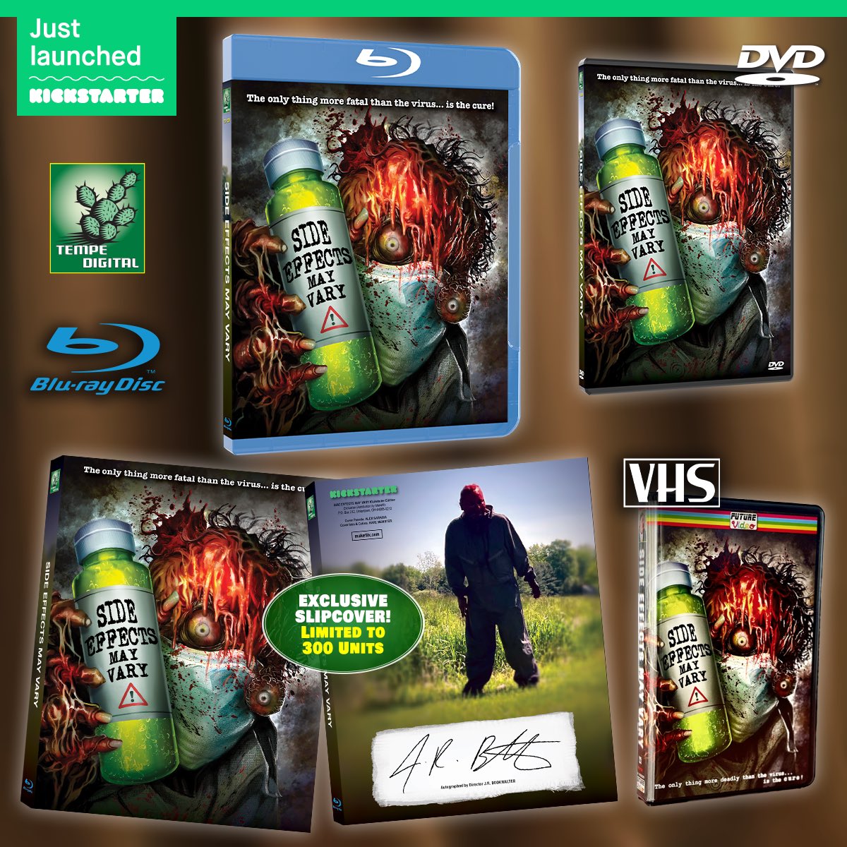 IT'S ALIVE: You can now preorder SIDE EFFECTS MAY VARY on Blu-ray or DVD exclusively from Kickstarter! 👀

kickstarter.com/projects/jrboo…

#SideEffectsMayVary #Bluray #DVD #Kickstarter #Preorder #JRBookwalter #HorrorMovies #SciFiMovies