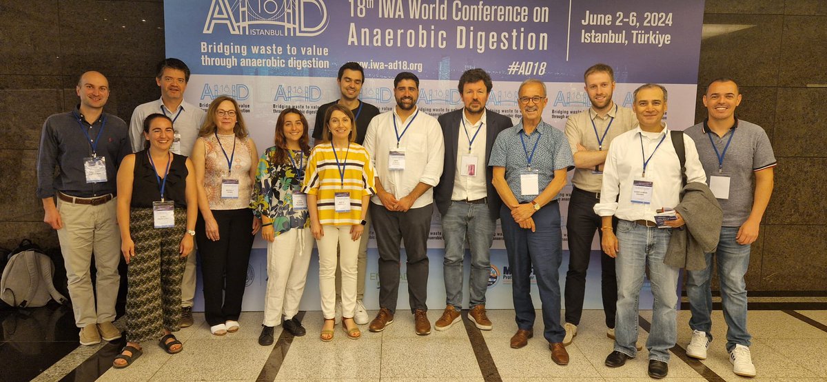 Biogroup (@biogroup_usc) on Twitter photo 📸Big big family! 🤩Former and current BioGroup researchers meet at the 18th #IWA World Conference on Anaerobic Digestion in Istanbul #AD18 <a href="/IWAHQ/">International Water Association</a> #anaerobicdigestion <a href="/EnxQuim_USC/">Enxeñaría Química</a> <a href="/cretus_usc/">CRETUS</a> <a href="/UniversidadeUSC/">USC</a> 📸Big big family! 🤩Former and current BioGroup researchers meet at the 18th #IWA World Conference on Anaerobic Digestion in Istanbul #AD18 <a href="/IWAHQ/">International Water Association</a> #anaerobicdigestion <a href="/EnxQuim_USC/">Enxeñaría Química</a> <a href="/cretus_usc/">CRETUS</a> <a href="/UniversidadeUSC/">USC</a>
