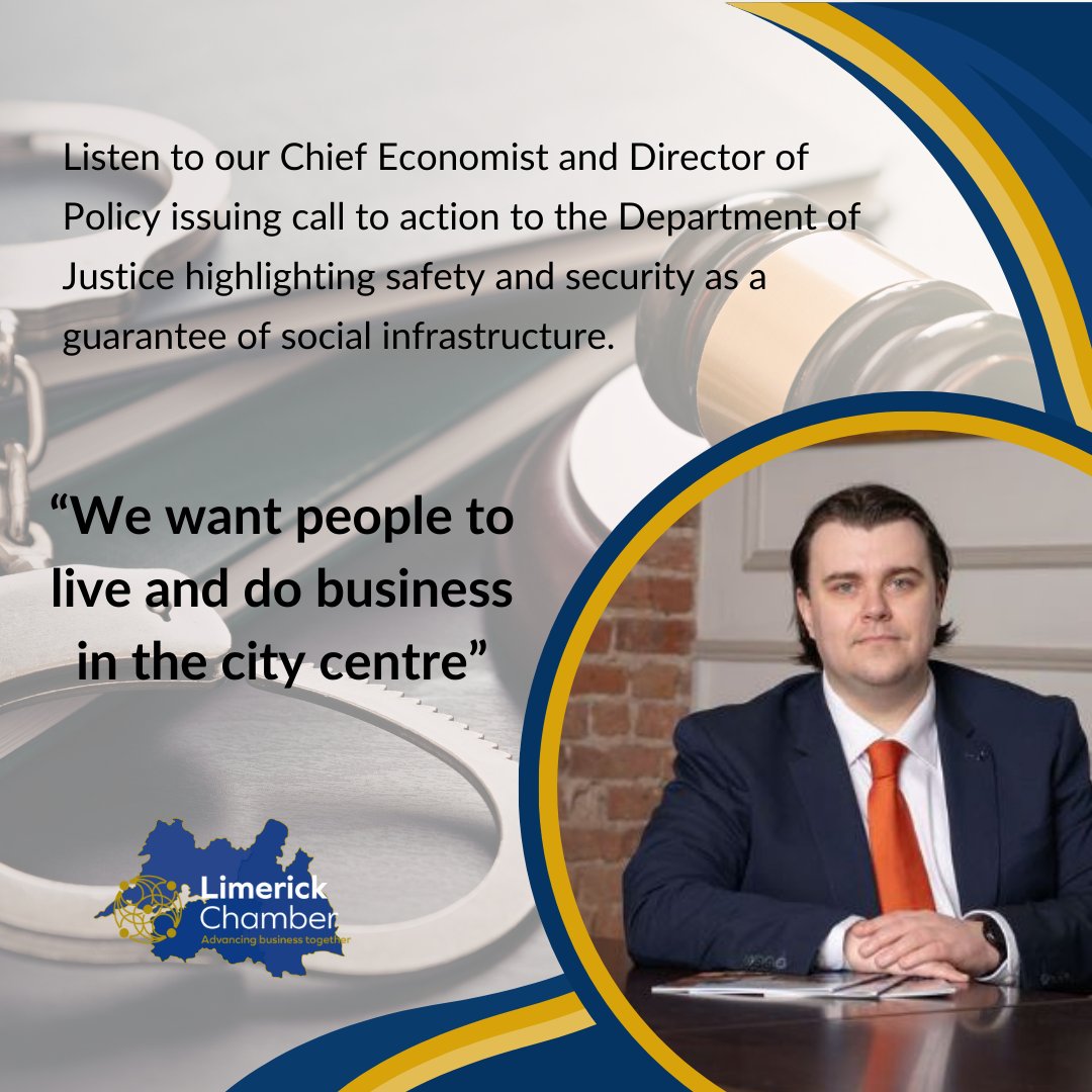 📢 Last week, our Director of Policy spoke with <a href="/Live95/">Jonathan</a> about a critical letter we sent to the Minister of Justice. The focus? The urgent need for increased policing and enhanced social services in Limerick City Centre.

🔗 Listen here: shows.acast.com/60b372fb-6c93-…?
