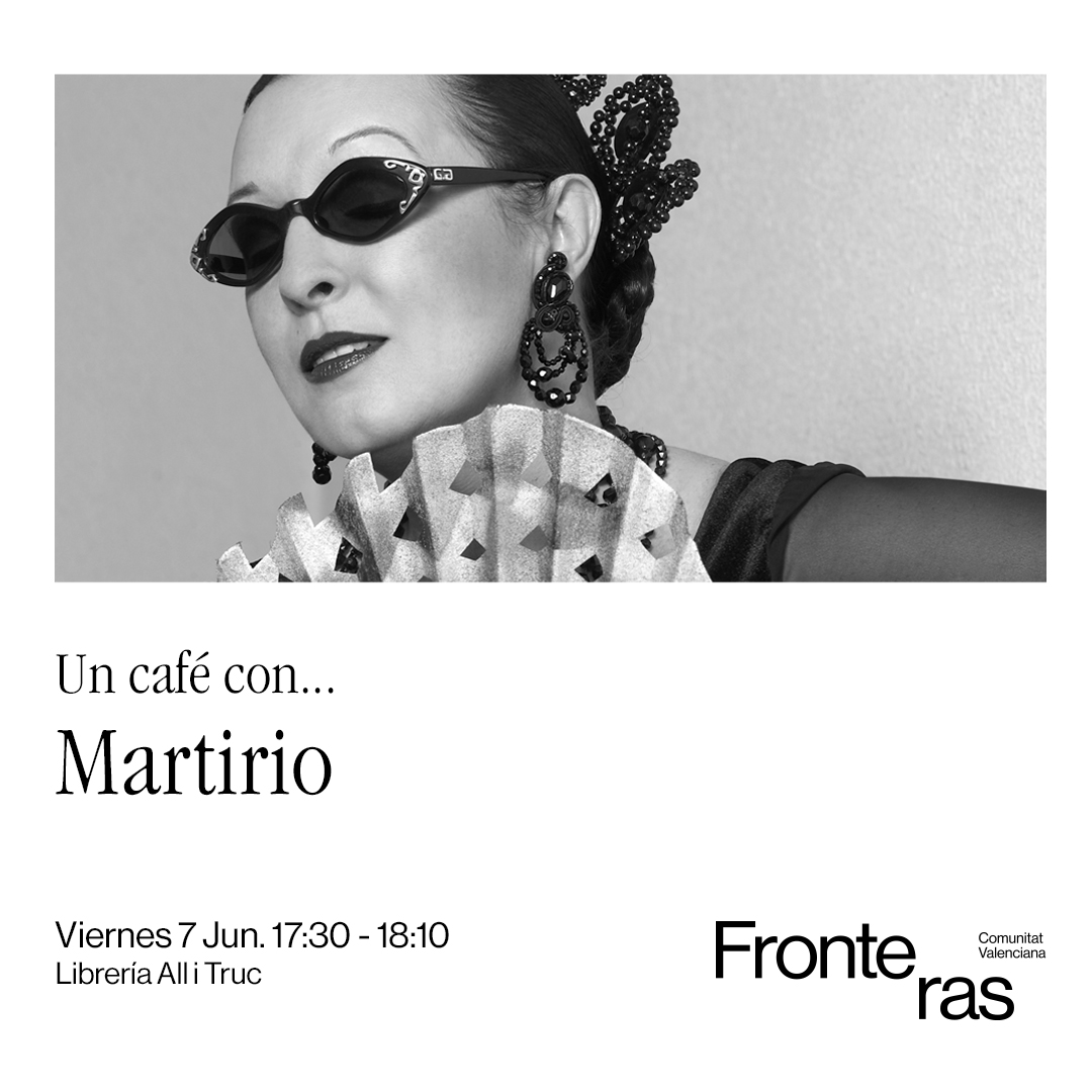 Este viernes en Elche más citas con los encuentros íntimos de 𝗨𝗡 𝗖𝗔𝗙É 𝗖𝗢𝗡... 

☕ Martirio. La cantante ha recibido muchos reconocimientos como la Medalla de Oro al Mérito en BBAA 📌 a las 17.30 en la librería <a href="/ali_i_truc/">Llibreria Ali i Truc</a> 

🔴 Sin plazas!!
 lafabrica.com/festivalfronte…