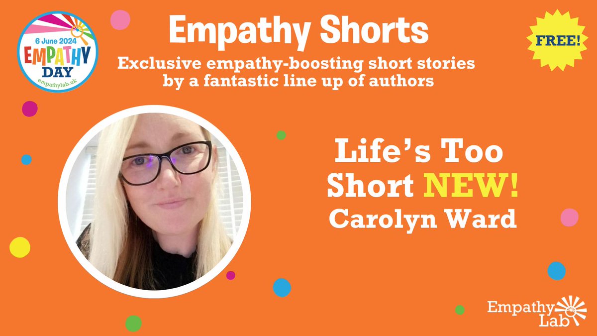 #EmpathyDay is in TWO DAYS! Boost your empathy by reading a BRAND NEW SHORT. 
Life's Too Short by <a href="/Viking_Ma/">Carolyn Ward👻BELLA BRIGHT👻</a> tells an empathy-enriching story, perfect for #EmpathyDay ! Check out our FREE Empathy Shorts library loom.ly/TaM5KJU