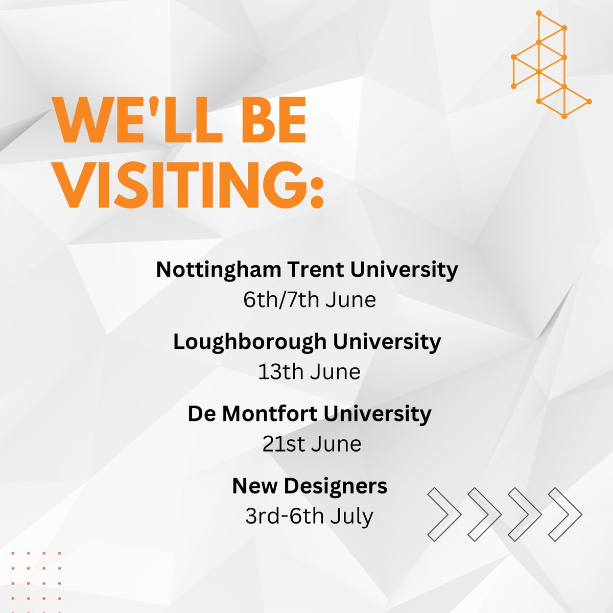 Meshtrainingltd's tweet photo. We'll be exhibiting and visiting a series of exhibition shows over the next few months to meet the next generation of designers, connect with industry and showcase the capabilities of VR within the design workflow. 

#brightsparks #gravitysketch #newdesigners #designandtechnology https://t.co/t9id0mKzca