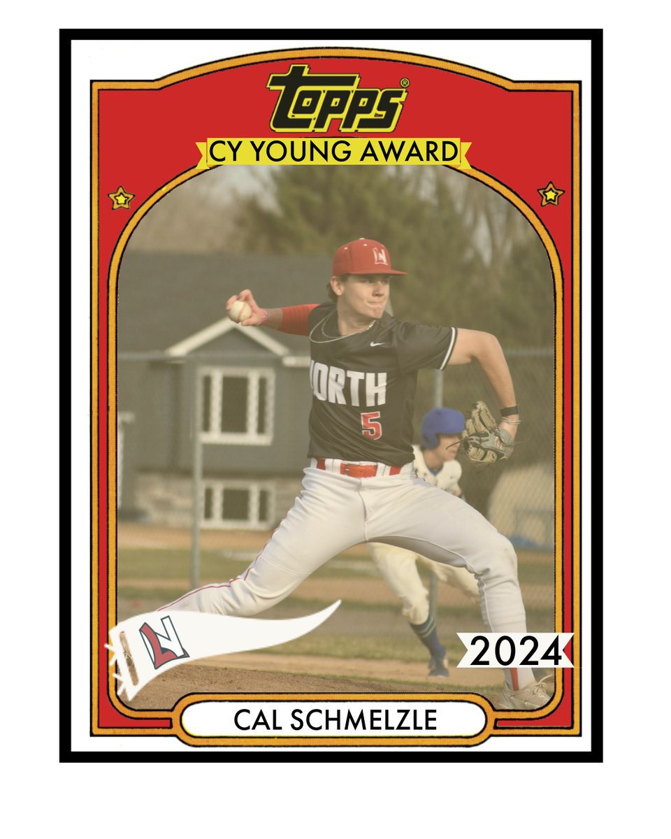 𝐂𝐲 𝐘𝐨𝐮𝐧𝐠 𝐀𝐰𝐚𝐫𝐝 (Top Pitcher)
𝚂𝚛. 𝙲𝚊𝚕 𝚂𝚌𝚑𝚖𝚎𝚕𝚣𝚕𝚎

#NorthBaseball