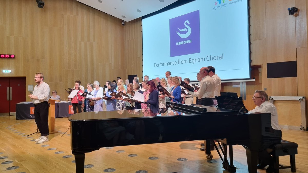 Egham Choral (@eghamchoral) on Twitter photo Thank you to <a href="/RHVolunteering/">Royal Holloway Volunteering</a> for inviting us to sing at the <a href="/SurreyNews/">Surrey County Council News</a> <a href="/RunnymedeBC/">Runnymede Borough Council</a> <a href="/SpelthorneBC/">Spelthorne Council</a> sponsored Volunteering Awards 2024. We have so appreciated having the student volunteers who have sung with us, supported our concerts and helped us to make music! Thank you to <a href="/RHVolunteering/">Royal Holloway Volunteering</a> for inviting us to sing at the <a href="/SurreyNews/">Surrey County Council News</a> <a href="/RunnymedeBC/">Runnymede Borough Council</a> <a href="/SpelthorneBC/">Spelthorne Council</a> sponsored Volunteering Awards 2024. We have so appreciated having the student volunteers who have sung with us, supported our concerts and helped us to make music!
