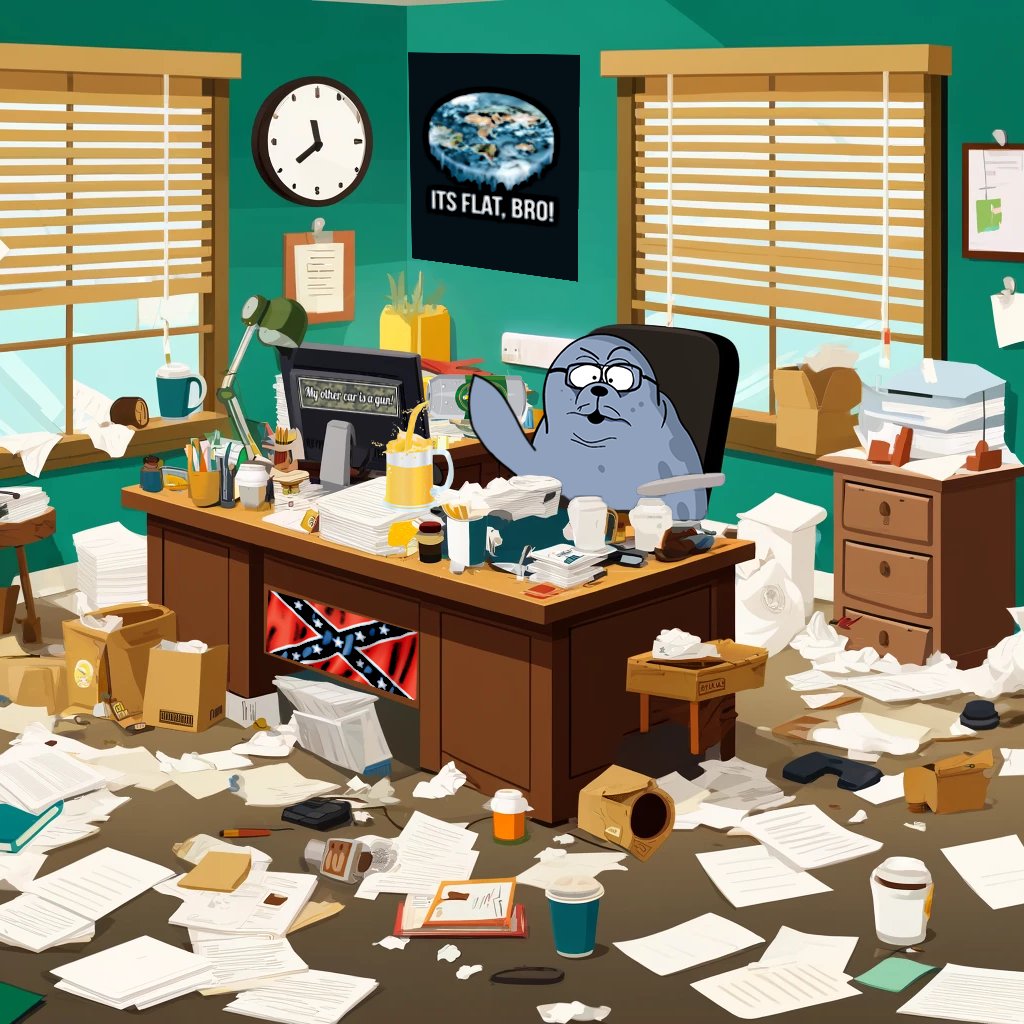 #Sealana has been very busy recently. 🦭💪 Preparing a big #Airdrop announcement and doing some light admin work. 📢🪂 Cleaning up (not really) whilst sipping some #BudLight! 🍻🍺 He’s updated the address too, so if you haven’t done so yet, send some $SOL!