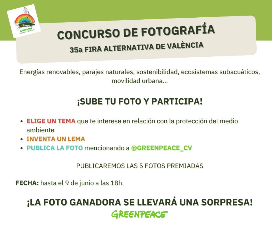 Greenpeace C. Valenciana tweet media