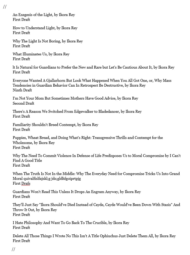 While we wait for The Final Shape launch, here's my favourite bit of Destiny 2 lore, from The Witch Queen collector's edition. Book of Sorrows? Nah. Give me the Warlock Vanguard having A Moment.