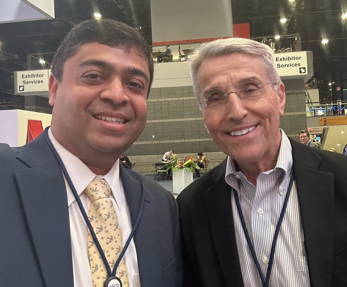 ⭐️Honored to meet with the visionary Dr. <a href="/realrickpazdur/">Rick Pazdur</a> whose insights have always inspired me through all these years. It was such an incredible <a href="/ASCO/">ASCO</a> !🏆
Working in oncology clinical trials now is amazing, with advancements in #PrecisionMedicine, immunotherapy, ADCs, &amp; much