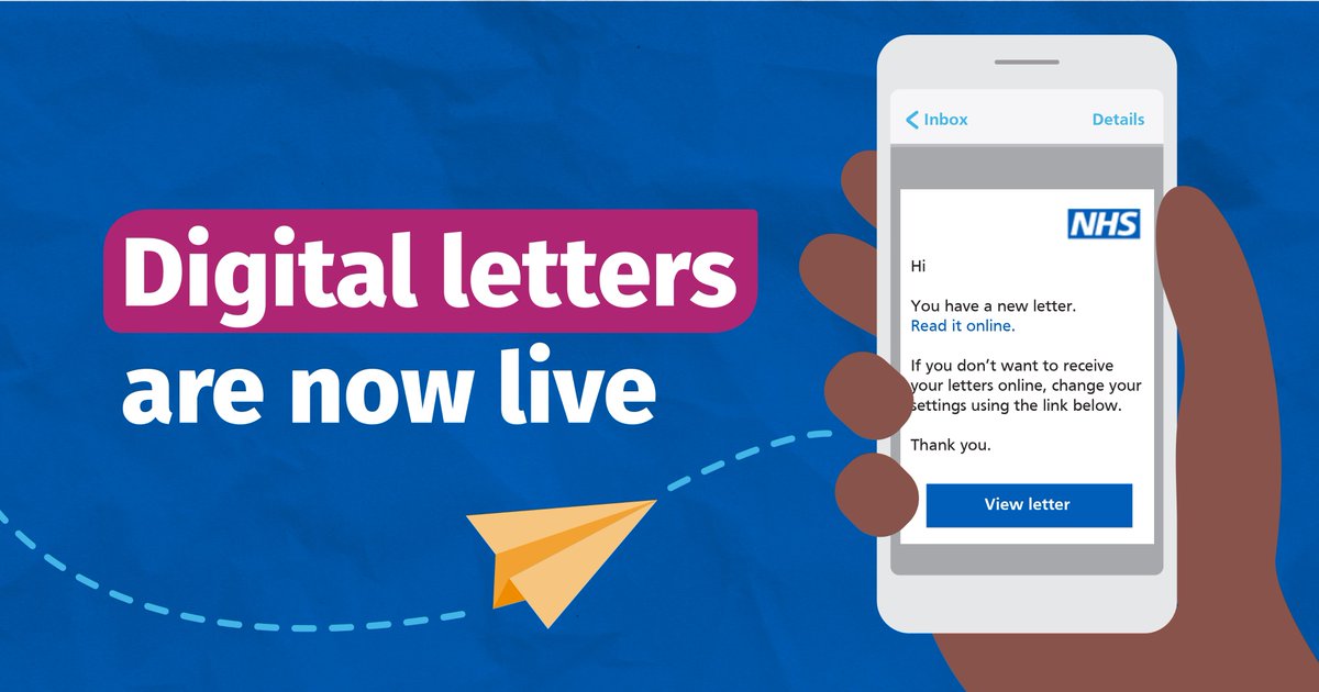Clinic letters are now available digitally for adult and paediatric outpatient appointments so you can now view your post-appointment letter via text or email notification. ✉️

Read more about how to view your letter or how to opt out: ruh.nhs.uk/DigitalLetters