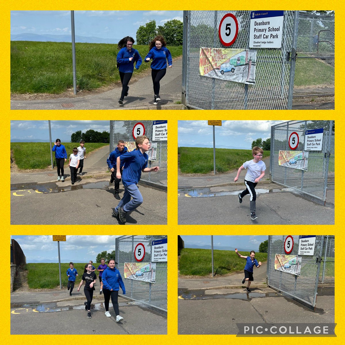 DeanburnPS_P7A's tweet photo. #DPSHealthWeek2024 day 2 😊. Today we did basketball 🏀 with Sam and Ben and then did a cross country style run through and around the school grounds where we challenged ourselves with every lap! Well done P7 you did a great job! #P7Team 😊 https://t.co/X0NL3ofTaC