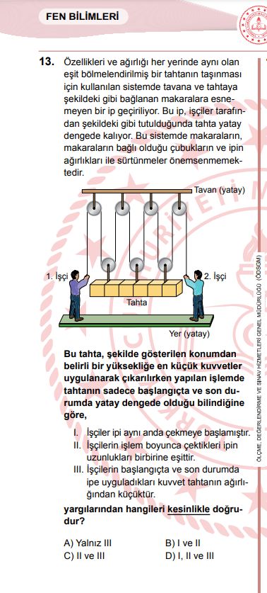 YS_Turkoglu's tweet photo. “BİR İŞİNİZİ DE DÜZGÜN YAPIN!”
MEB’de (@tcmeb) şimdi de “Bir işi de düzgün yapın!” tartışması yaşanıyor. 
Geçtiğimiz Pazar günü yapılan LGS Fen Bilimleri testinde yer alan bir soruda doğru yanıt kargaşası oluştu.
MEB kitapçığında, doğru seçenek olarak (C) şıkkı açıklanırken, uzmanlar, “Doğru yanıt A seçeneği” diyor. 
Bu durumda Bakanlığa düşen hem kafa karşıtlığını gidermek, hem de muhtemel bir haksızlık olacaksa, bunu ilgili soruyu iptal ederek bir an önce gidermektir. 
Bu hassasiyeti göstermeyi bari bir an önce akıl edin de, mağduriyete yol açmayın!

@Yusuf__Tekin