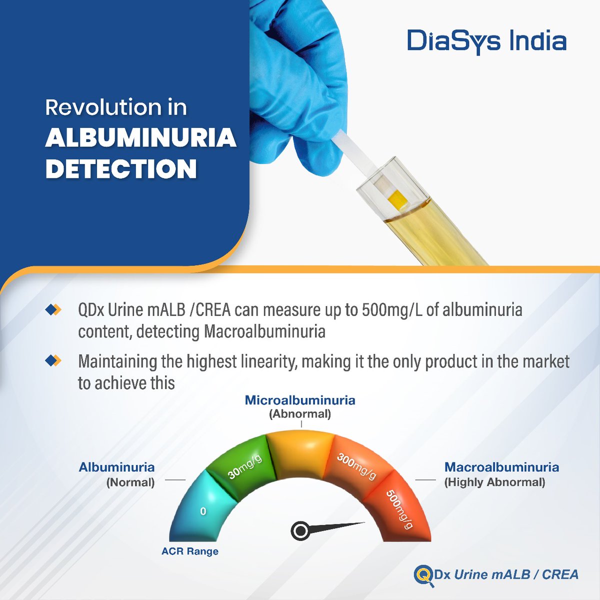DiasysI's tweet photo. Discover QDx Urine mALB/CREA โ The Innovative Solution for Chronic Kidney Disease Diagnosis
QDx Urine mALB/CREA offers a fast and economical method to check the Albumin-Creatinine ratio and measure levels of Microalbumin.
.
.
#DiaSysIndia #urineanalysis #urineanalyzer https://t.co/MtU5NR2jhZ