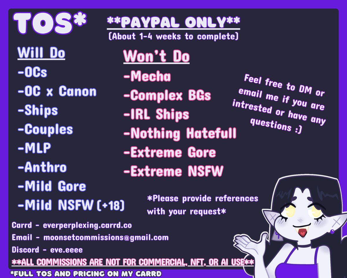 Everperplexing's tweet image. Commission Info :D