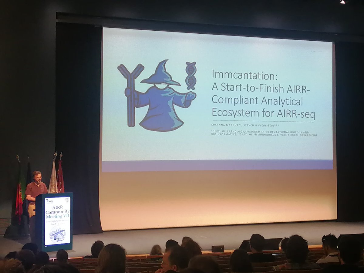 Immcantation takes the stage. Really enjoying #AIRRC7