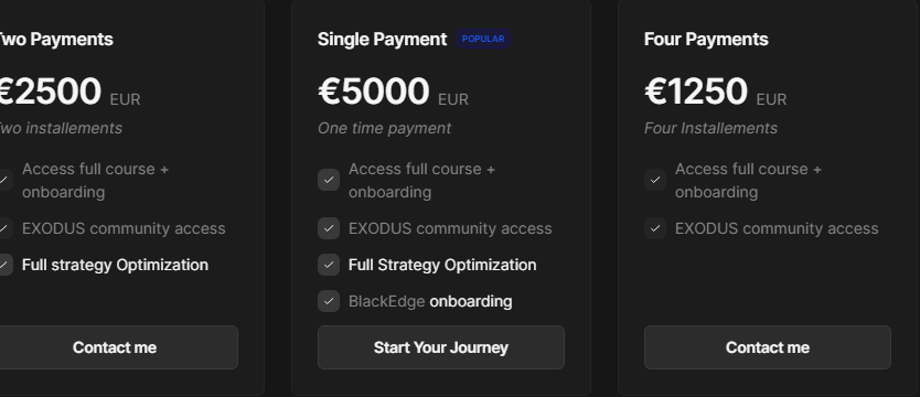 LucaVfxtrade's tweet photo. A person calls himself a trader,
not even close to 10K followers,
clown that has unbias trades ( informs after taking),
has a scammy discord server,

charges 5000EUR for a his fucking mentorship so called "Exodus" Lmao😂

what are you @theanomalyfx ? chief head of forex? https://t.co/k9JZHBB3Ty