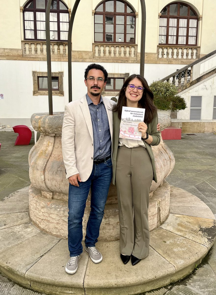 ValVol17's tweet photo. Congrats to Agata ‼️ 
The PhD #4 of the group successfully defended her #PhDthesis today!🎉 #oncology #metastasis #noble #nanomaterials #alternative #invivo #models https://t.co/YbgYiGzDuo
