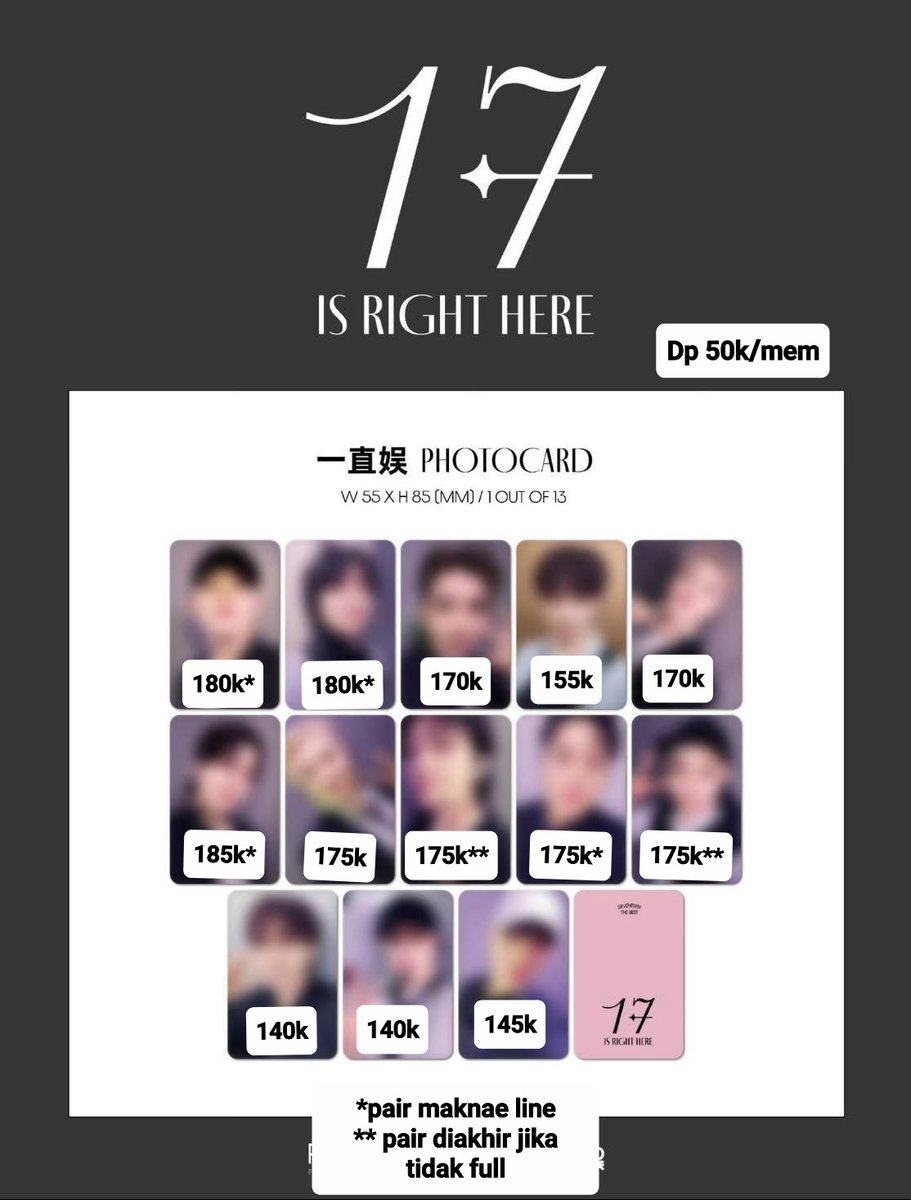 keteknyaskop's tweet photo. SHARING POB YIZHIYU C SEVENTEEN BEST ALBUM
‼️Bagi Yang Mau Bersabar Ya🥲

✅️GO WA (OTW Buat GO Line)
✅️Dp paylater (suport qris ya)
💰Dp 50k/mem
🏠Magetan Jatim 
📩Minat dm yah after mention https://t.co/KaoOyVKEFy